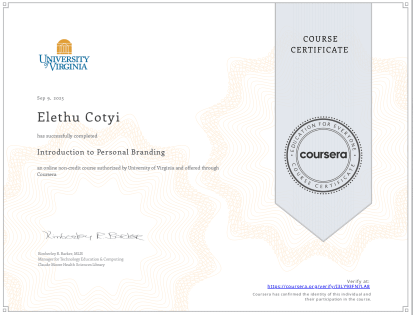 Professional Development Certificate 10